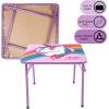 image:imageSega Sonic The Hedgehog Kids Table and Chair Set 3Piece Square Table with 2 Folding Chairs for Playroom amp ActivitiesJojo Siwa