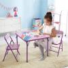 image:imageSega Sonic The Hedgehog Kids Table and Chair Set 3Piece Square Table with 2 Folding Chairs for Playroom amp ActivitiesJojo Siwa
