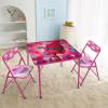 image:imageSega Sonic The Hedgehog Kids Table and Chair Set 3Piece Square Table with 2 Folding Chairs for Playroom amp ActivitiesMulti Color