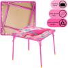 image:imageSega Sonic The Hedgehog Kids Table and Chair Set 3Piece Square Table with 2 Folding Chairs for Playroom amp ActivitiesMulti Color