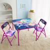 image:imageSega Sonic The Hedgehog Kids Table and Chair Set 3Piece Square Table with 2 Folding Chairs for Playroom amp ActivitiesMy Little Pony