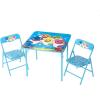 image:imageSega Sonic The Hedgehog Kids Table and Chair Set 3Piece Square Table with 2 Folding Chairs for Playroom amp ActivitiesBaby Shark