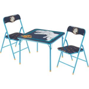 image:imageSega Sonic The Hedgehog Kids Table and Chair Set 3Piece Square Table with 2 Folding Chairs for Playroom amp ActivitiesJurassic World
