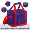 image:imageDisney Stitch Kids Insulated Cooler Bag Soft Cooler Tote with Adjustable Shoulder Strap LeakResistant Lunch amp Picnic Bag WaterResistant 24Can Cooler for Beach Travel amp Outdoor UseSpiderman