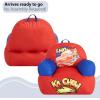 image:imageStrawberry Shortcake Kids Sofa Bean Bag Armchair Soft Plush Lounge Chair for Bedroom or PlayroomCars