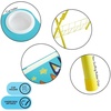 image:imageBluey 2 Piece Table and Chair Set Folding Kids Desk with Storage Basket Childrens Activity Table for Drawing Learning Crafts Playroom Furniture Ages 3