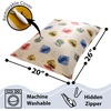 image:imageGabbys Dollhouse Reversible Print Smooshie PillowSuper Soft Decorative Bed Pillow 20x26 for Bedroom Dorm amp TravelHarry Potter