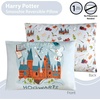 image:imageGabbys Dollhouse Reversible Print Smooshie PillowSuper Soft Decorative Bed Pillow 20x26 for Bedroom Dorm amp TravelHogwarts