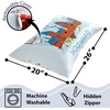 image:imageGabbys Dollhouse Reversible Print Smooshie PillowSuper Soft Decorative Bed Pillow 20x26 for Bedroom Dorm amp TravelHogwarts