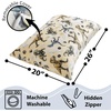 image:imageGabbys Dollhouse Reversible Print Smooshie PillowSuper Soft Decorative Bed Pillow 20x26 for Bedroom Dorm amp TravelJurassic World