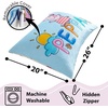 image:imageGabbys Dollhouse Reversible Print Smooshie PillowSuper Soft Decorative Bed Pillow 20x26 for Bedroom Dorm amp TravelPeppa Pig