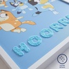 image:imageIdea Nuova Bluey Tufted Wall Art 20x16 Framed Kids Room Decor Featuring Bluey Family CharactersTextured Hooray Design for Nursery Playroom amp Bedroom Decoration