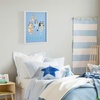 image:imageIdea Nuova Bluey Tufted Wall Art 20x16 Framed Kids Room Decor Featuring Bluey Family CharactersTextured Hooray Design for Nursery Playroom amp Bedroom Decoration