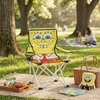 image:imageSanrio Hello Kitty Figural Folding Camp Chair for Kids Portable Outdoor Chair with Carrying Case Lightweight and Durable IndoorOutdoor Seating for Ages 3 Perfect for Camping or BackyardSpongebob