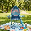 image:imageSanrio Hello Kitty Figural Folding Camp Chair for Kids Portable Outdoor Chair with Carrying Case Lightweight and Durable IndoorOutdoor Seating for Ages 3 Perfect for Camping or BackyardJaws