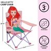 image:imageSanrio Hello Kitty Figural Folding Camp Chair for Kids Portable Outdoor Chair with Carrying Case Lightweight and Durable IndoorOutdoor Seating for Ages 3 Perfect for Camping or BackyardLittle Mermaid