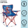 image:imageSanrio Hello Kitty Figural Folding Camp Chair for Kids Portable Outdoor Chair with Carrying Case Lightweight and Durable IndoorOutdoor Seating for Ages 3 Perfect for Camping or BackyardSpiderman
