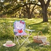 image:imageSanrio Hello Kitty Figural Folding Camp Chair for Kids Portable Outdoor Chair with Carrying Case Lightweight and Durable IndoorOutdoor Seating for Ages 3 Perfect for Camping or BackyardHello Kitty