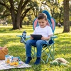 image:imageSanrio Hello Kitty Figural Folding Camp Chair for Kids Portable Outdoor Chair with Carrying Case Lightweight and Durable IndoorOutdoor Seating for Ages 3 Perfect for Camping or BackyardJaws