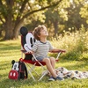 image:imageSanrio Hello Kitty Figural Folding Camp Chair for Kids Portable Outdoor Chair with Carrying Case Lightweight and Durable IndoorOutdoor Seating for Ages 3 Perfect for Camping or BackyardMickey Mouse