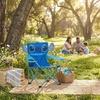image:imageSanrio Hello Kitty Figural Folding Camp Chair for Kids Portable Outdoor Chair with Carrying Case Lightweight and Durable IndoorOutdoor Seating for Ages 3 Perfect for Camping or BackyardStitch