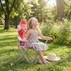 image:imageSanrio Hello Kitty Figural Folding Camp Chair for Kids Portable Outdoor Chair with Carrying Case Lightweight and Durable IndoorOutdoor Seating for Ages 3 Perfect for Camping or BackyardLittle Mermaid