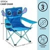 image:imageSanrio Hello Kitty Figural Folding Camp Chair for Kids Portable Outdoor Chair with Carrying Case Lightweight and Durable IndoorOutdoor Seating for Ages 3 Perfect for Camping or BackyardStitch