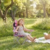 image:imageSanrio Hello Kitty Figural Folding Camp Chair for Kids Portable Outdoor Chair with Carrying Case Lightweight and Durable IndoorOutdoor Seating for Ages 3 Perfect for Camping or BackyardMinnie Mouse