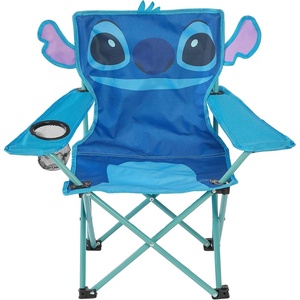 image:imageSanrio Hello Kitty Figural Folding Camp Chair for Kids Portable Outdoor Chair with Carrying Case Lightweight and Durable IndoorOutdoor Seating for Ages 3 Perfect for Camping or BackyardStitch