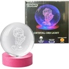 image:imageAngel from Lilo and Stitch Globe Light Crystal Orb Lamp with Color Changing LED Glow USB Powered Night Light with Wooden Base Decorative Ambient Accent Light for Bedroom Desk Kids Room GiftStrawberry Shortcake