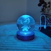 image:imageAngel from Lilo and Stitch Globe Light Crystal Orb Lamp with Color Changing LED Glow USB Powered Night Light with Wooden Base Decorative Ambient Accent Light for Bedroom Desk Kids Room GiftAngel