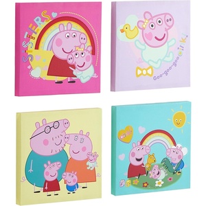 image:imageDisney Lilo amp Stitch and Angel Canvas Wall Art  4Piece Set for Kids Room Dcor Each Print 12x12 Colorful and Fun Artwork for Bedroom Nursery or PlayroomPeppa Pig