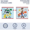 image:imageDisney Pixar Toy Story Storage Cubes for Kids2 Pack 10x10 Collapsible Fabric Bins with Handles Organizer Boxes with Handles for Bedroom Playroom amp Nursery