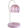 image:imageStrawberry Shortcake Candle Warmer LED Table Lamp 12 Pink Glass Flower Shade Dimmable Bedside Desk Lamp with Adjustable Brightness ControlsAngel