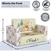 image:imageIdea Nuova Disney Stitch Flip Open Foam Chair Convertible Toddler Couch amp FoldOut Lounger Soft Expandable Sofa for Reading Naps amp Playroom No Assembly RequiredWinnie the Pooh