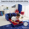 image:imageIdea Nuova Disney Stitch Flip Open Foam Chair Convertible Toddler Couch amp FoldOut Lounger Soft Expandable Sofa for Reading Naps amp Playroom No Assembly RequiredSpiderman