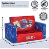 image:imageIdea Nuova Disney Stitch Flip Open Foam Chair Convertible Toddler Couch amp FoldOut Lounger Soft Expandable Sofa for Reading Naps amp Playroom No Assembly RequiredSpiderman