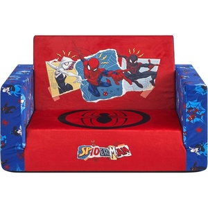 image:imageIdea Nuova Disney Stitch Flip Open Foam Chair Convertible Toddler Couch amp FoldOut Lounger Soft Expandable Sofa for Reading Naps amp Playroom No Assembly RequiredSpiderman