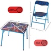 image:imageDisney Stitch Kids Activity Table and Chair Set 3Piece Folding Toddler Table with 2 Chairs Padded Seats Durable Frame for Play Crafts amp SnacksAvengers
