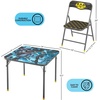 image:imageDisney Stitch Kids Activity Table and Chair Set 3Piece Folding Toddler Table with 2 Chairs Padded Seats Durable Frame for Play Crafts amp SnacksBatman