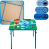 image:imageDisney Stitch Kids Activity Table and Chair Set 3Piece Folding Toddler Table with 2 Chairs Padded Seats Durable Frame for Play Crafts amp SnacksBlues Clues