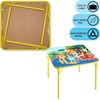 image:imageDisney Stitch Kids Activity Table and Chair Set 3Piece Folding Toddler Table with 2 Chairs Padded Seats Durable Frame for Play Crafts amp SnacksBluey