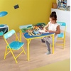 image:imageDisney Stitch Kids Activity Table and Chair Set 3Piece Folding Toddler Table with 2 Chairs Padded Seats Durable Frame for Play Crafts amp SnacksBluey