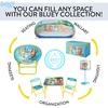 image:imageDisney Stitch Kids Activity Table and Chair Set 3Piece Folding Toddler Table with 2 Chairs Padded Seats Durable Frame for Play Crafts amp SnacksBluey