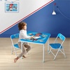 image:imageDisney Stitch Kids Activity Table and Chair Set 3Piece Folding Toddler Table with 2 Chairs Padded Seats Durable Frame for Play Crafts amp SnacksCat in the Hat