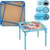 image:imageDisney Stitch Kids Activity Table and Chair Set 3Piece Folding Toddler Table with 2 Chairs Padded Seats Durable Frame for Play Crafts amp SnacksCocomelon