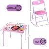 image:imageDisney Stitch Kids Activity Table and Chair Set 3Piece Folding Toddler Table with 2 Chairs Padded Seats Durable Frame for Play Crafts amp SnacksGabbys Dollhouse