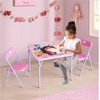 image:imageDisney Stitch Kids Activity Table and Chair Set 3Piece Folding Toddler Table with 2 Chairs Padded Seats Durable Frame for Play Crafts amp SnacksGabbys Dollhouse