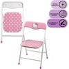 image:imageDisney Stitch Kids Activity Table and Chair Set 3Piece Folding Toddler Table with 2 Chairs Padded Seats Durable Frame for Play Crafts amp SnacksHello Kitty