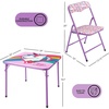 image:imageDisney Stitch Kids Activity Table and Chair Set 3Piece Folding Toddler Table with 2 Chairs Padded Seats Durable Frame for Play Crafts amp SnacksJojo Siwa